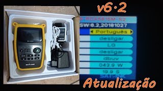 Atualização Satlink ws6933 v62 [upl. by Ezarras]