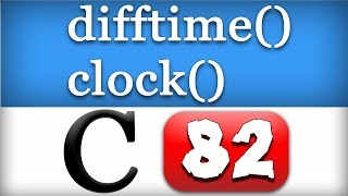 difftime and clock Functions in C Programming Language Video Tutorial [upl. by Ardella705]