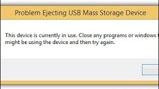 مشكلة الفلاشة او الهاردسك قيد الاستخدام Eject usb problem [upl. by Hyacintha]