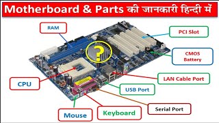 Computer Motherboard Explained  Motherboards explained in Hindi  What is motherboard in computer [upl. by Victorie]