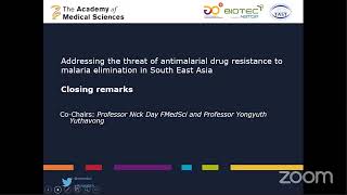 Addressing the threat of antimalarial drug resistance to malaria elimination in South East Asia [upl. by Royall]