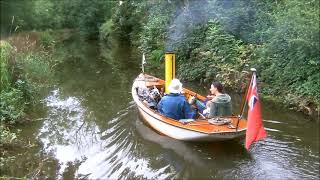 Steam Launch Meteorite on Monmouthshire and Brecon Canal [upl. by Namzaj]