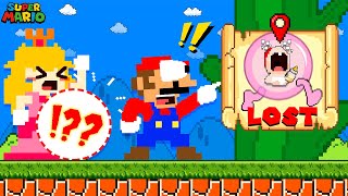 Mario Baby HIDE and SEEK with Pregnant Peach and Mario in Super Mario Bros [upl. by Brien]