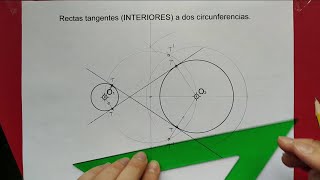 Rectas tangentes a dos circunferencias [upl. by Divod69]