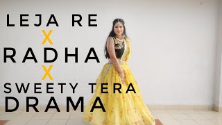 Wedding Mashup  Leja Re  Sweety Tera Drama  Radha  Vartika Saini Choreo  Easy Sangeet Dance [upl. by Sorvats250]