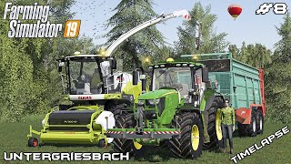 Silage harvest with MrsTheCamPeR  Animals on Untergriesbach  Farming Simulator 19  Episode 8 [upl. by Kciderf]