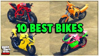 Top 10 Best Motorcycles in GTA 5 Online [upl. by Eikciv]