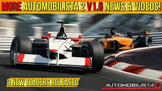 Automobilista 2  Even MORE V16 teasers and details released AMS2 [upl. by Morena]