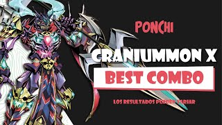 DMO Craniummon X Best Combo [upl. by Lahcim]