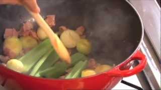 French Coq Au Vin Recipe Part 1  World Kitchen [upl. by Gilson795]