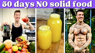 50 DAY JUICE CLEANSE RESULTS NO SOLID FOOD [upl. by Sandie992]