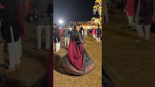 Celebrating the Goddess under the moon✨️ youtubeshorts navratri2024 garba [upl. by Ennaeirb]