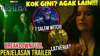 PENJELASAN TRAILER SERIES AGATHA ALL ALONG WANDA HIDUP DENDAM 7 SALEM WITCH VS AGATHA HARKNESS [upl. by Reitrac]