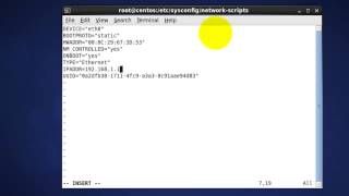 Set IP Permanently in Redhat Fedora and CentOS [upl. by Aubreir616]