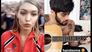 GIGI HADID SNAPCHAT VIDEOS 4 ft Zayn Malik Kendall Jenner Bella Hadidetc [upl. by Assilam]