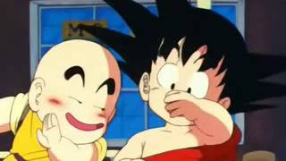 krilin confunde a upa con una mujer y goku enseña su cosita [upl. by Drus]