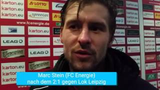 Siegtorschütze Marc Stein FC Energie über das 21 gegen Lok Leipzig [upl. by Crane304]