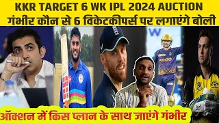 KKR Target 6 WK IPL 2024 Auction KKR Target Players 2024 KKR Strategy IPL Auction Tyagi Sports [upl. by Yunick]