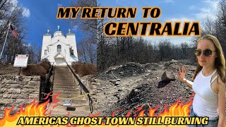 CENTRALIA in 2024  Walking Around Americas Burning GHOST TOWN [upl. by Eirellav]