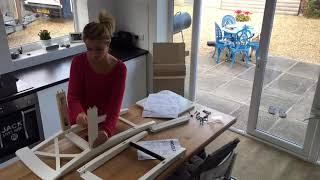 How to Ikea Ingolf stool assembly Time lapse [upl. by Eerihs]