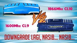 Review dan Adu Kecepatan RAM DDR3 1866 Mhz vs 1600 Mhz [upl. by Graham929]