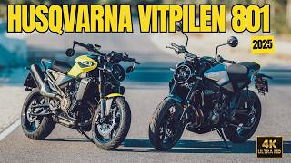 2025 Husqvarna Vitpilen 801 A Powerful Roadster with Advanced Technology  Motorbikespace [upl. by Theta238]