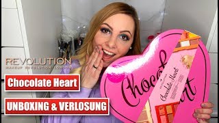 Revolution Chocolate Heart UNBOXING amp Verlosung  Das beste Valentinstagsgeschenk  RealSweetSunny [upl. by Esila]