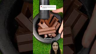 COKLAT TUMBUK chocolate food kitkat satisfying candy funny [upl. by Anurb]