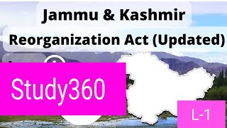 MCQs on Jammu and Kashmir Reorganization act [upl. by Kazim888]