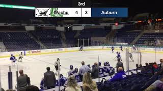 Wachusett Vs Auburn Varsity Hockey [upl. by Ludba643]