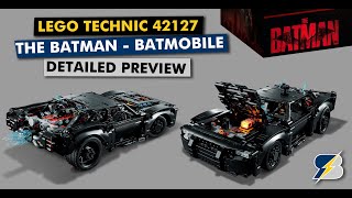 LEGO Technic 42127  The Batman Batmobile  detailed preview [upl. by Zobe840]