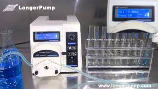 BT100 1F Peristaltic Pump Dispensing Demo [upl. by Nirro]