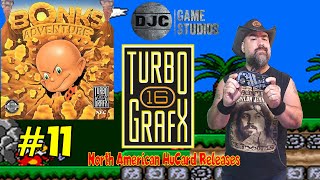 TURBOGRAFX 16  North American HuCard Releases 11  quotBONKS ADVENTUREquot [upl. by Milzie]