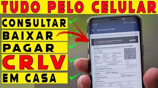 Como baixar e pagar o boleto do IPVA do carro ou moto pelo celular  CRLV 2024 [upl. by Borek]