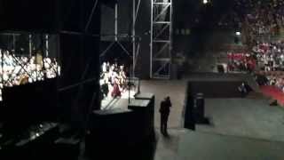 Ennio Morricone amp Dulce Pontes quotSostiene Pereiraquot Arena di Verona 2013 [upl. by Airotcivairam]