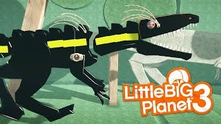 LittleBIGPlanet 3  Indoraptor Breakout ZILLAGOD03  Playstation 4 Gameplay [upl. by Aikemot]