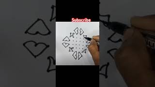 Easy Dot Rangoli Designs for Beginners [upl. by Suiremed942]