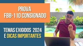 FEBRABAN CONSIGNADO FBB110  LGPD Temas Exigidos em 2024 na Prova para Correspondente Bancário [upl. by Nitsugua732]