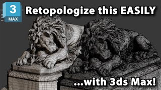 How to Retopologize in 3ds Max [upl. by Angus]