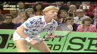 Boris Becker vs Stefan Edberg Final Open Paris Bercy 1989 [upl. by Dwaine360]