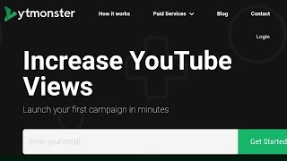 How to increase youtube views and subscribers  ytmonster [upl. by Cacilia]