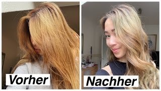 Haare ohne Chemie abmattieren amp aschig färben [upl. by Yebba217]