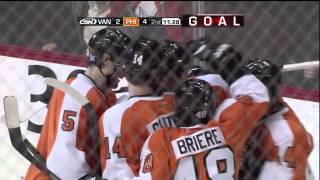 Voracek Goal 2 101211 [upl. by Shayna]