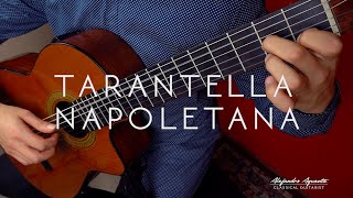 TARANTELLA NAPOLETANA  Performed by Alejandro Aguanta  Classical guitar [upl. by Ahsenauq966]