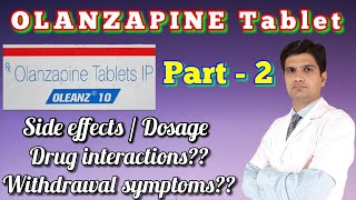 Olanzapine tablet  Olanzapine  Olanzapine 10 mg  Olanzapine side effects  olanzapine dosage [upl. by Doscher599]