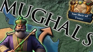 Painting India GREEN as Mughals In EU4 Europa Expanded [upl. by Ociram]