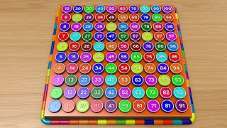 Counting by 1 to 100  Numbers Song 1  100   Math for kids [upl. by Ahtanoj943]