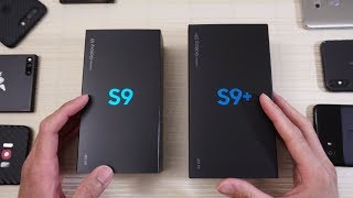 Samsung Galaxy S9 and S9 Plus UNBOXING [upl. by Theo468]