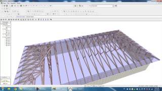 Proiect de sarpanta in 4 ape realizat cu RoofCon TrussCon [upl. by Noraj]