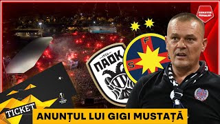 1450 BILETE la Salonic pentru romani PAOK  FCSB in Europa League  TOATE DETALIILE [upl. by Anahsek93]